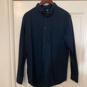 Uniqlo Oxford Slim Fit Long Sleeve Shirt